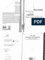 Duque, Félix - Residuos de lo sagrado. Tiempo y escatología. Heidegger-Levinas, Hölderlin-Celan. Ed. Abada, 2010