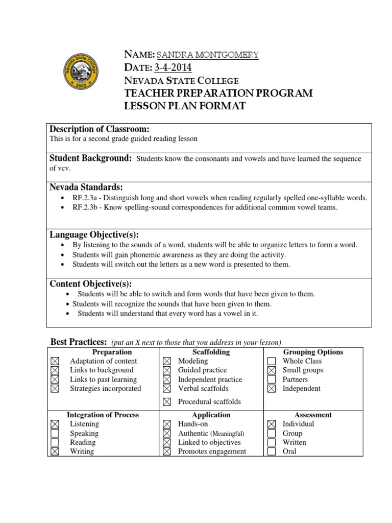 Guided Reading Lesson Plan | PDF | Lesson Plan | Human Communication
