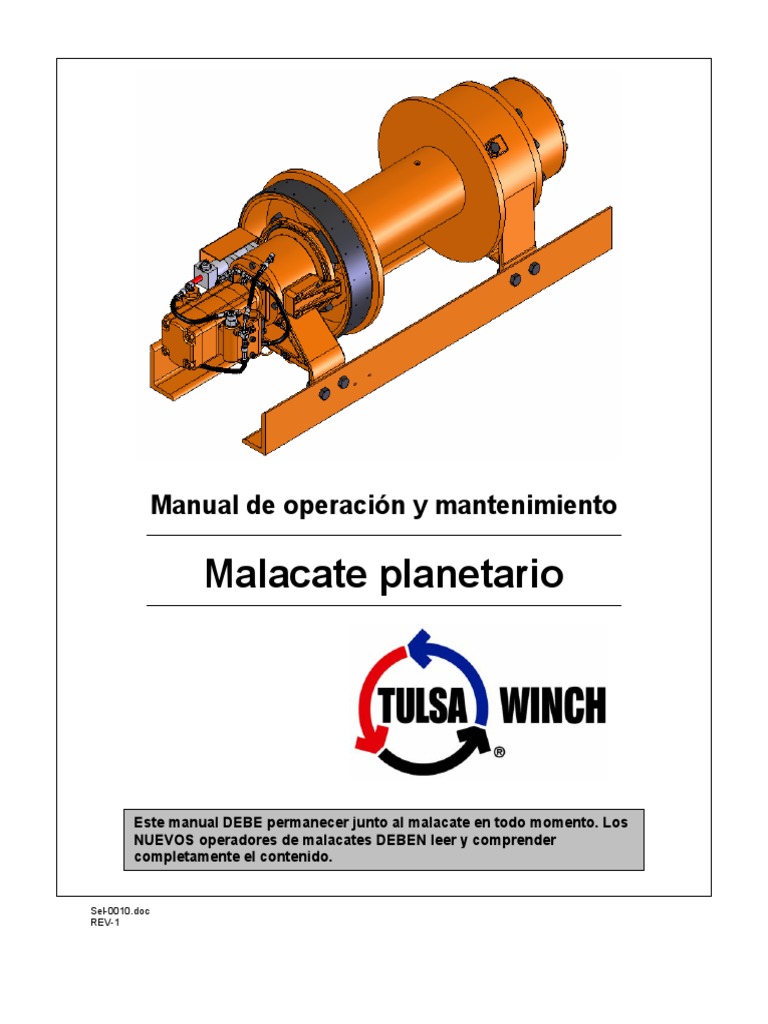 Manual Operating Maintenance Spanish PDF Engranaje Lubricante