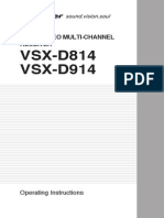 Manual Pioneer VSX-D914-K