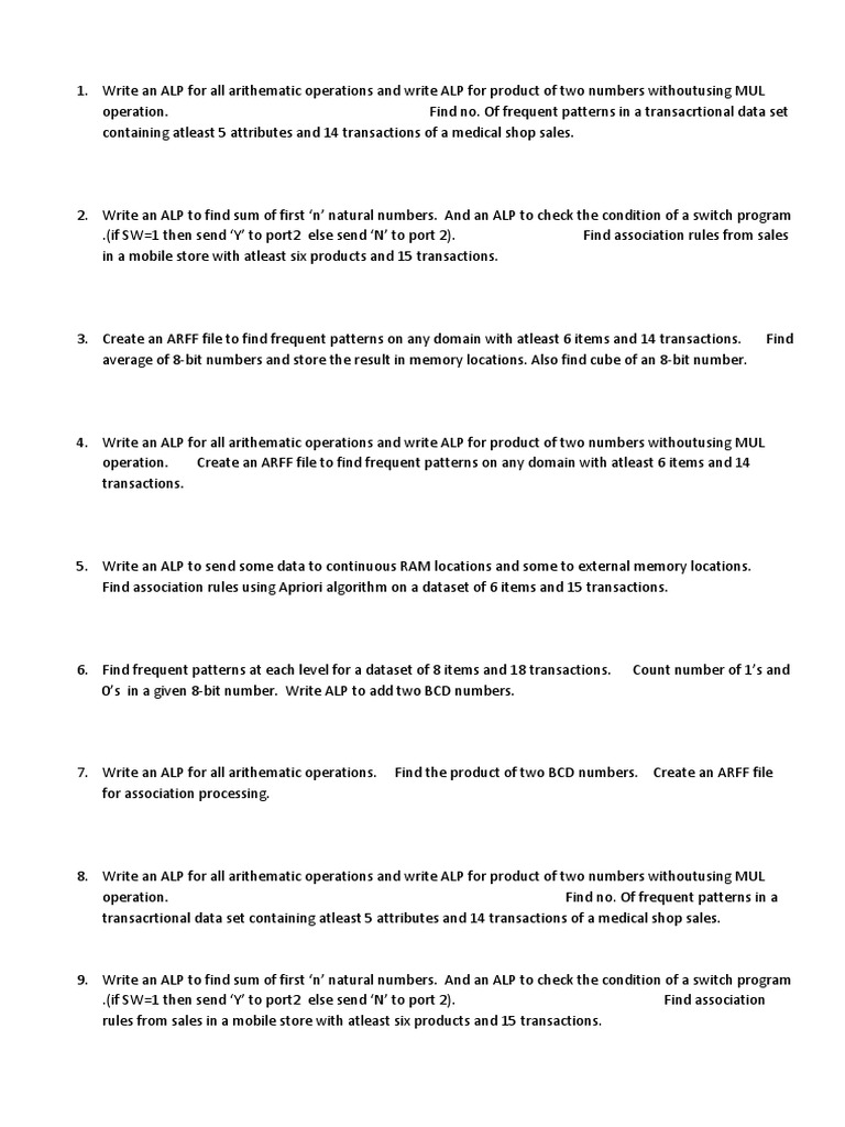 ALP for Product of Two Numbers | PDF | Data | Digital Technology