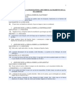 Cuestionario para Catequizandos A Recibir El Sacramento de La Eucaristía