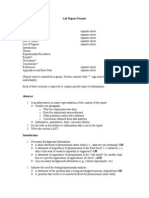 Lab Report Format MEC424