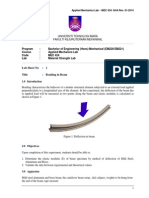 Lab Sheet 1 - Bending in Beam-Student