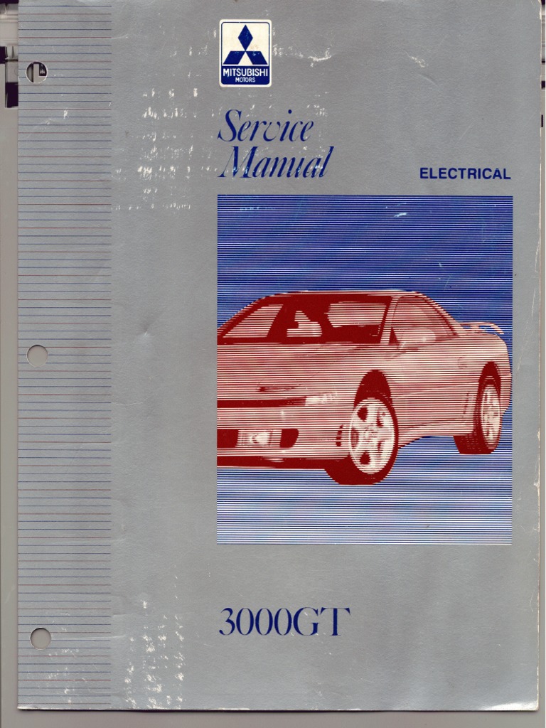 ServiceManual Mitsubishi 3000GT 1992-1996 Vol.2 Electrical | Fuse ( Electrical) | Troubleshooting