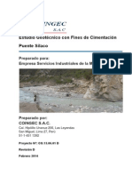 SIL Informe Estudio Geotécnico Con Fines de Cimentación - Puente Silaco Rev D