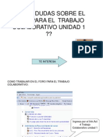 Trabajo en El Foro Colaborativo