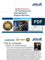 DLE Capabilities Presentation - MAR 2014