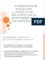LOS PRINCIPIOS DE LA EVOLUCIÓN BIOLÓGICA Y SU