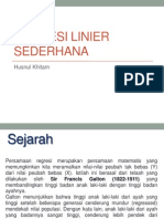 5. Regresi Linier Sederhana