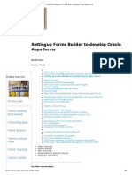 For_01_03 Setting Up Forms Builder to Develop Oracle Apps Forms