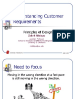 Understanding Customer Requirements: Principles of Design