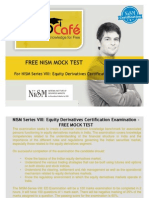 FREE NISM Mock Test - NISM Series VIII Equity Derivatives Certification Examination. NISM Study Material and NISM Workbooks Are Also Available at WWW - PrepCafe.in Free of Cost.