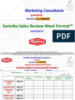 Samsika Target vs. Achievement and GOLY Format - Mumbai