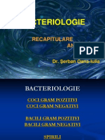 Bacteriologie MG III Recapitulare.
