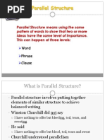 Parallel Structure