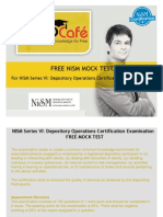 FREE NISM MOCK TEST - NISM Series VI Depository Operations Certification Examination Mock Test Free by PrepCafe