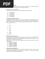 Lista de Revisao P2 1° Bimestre (1° Ano)