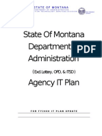 State of Montana Department of Administration Agency IT Plan