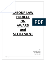 Award & Settlement