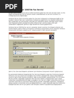 Windows Server 2003 de Fax Servisi