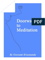 Doorways To Meditation - Goswami Kriyananda