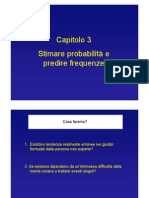 3 - Stimare Probabilità e Predire Frequenze