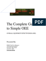 The Complete Guide to Simple OEE