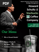 Howard Schultz and Starbucks