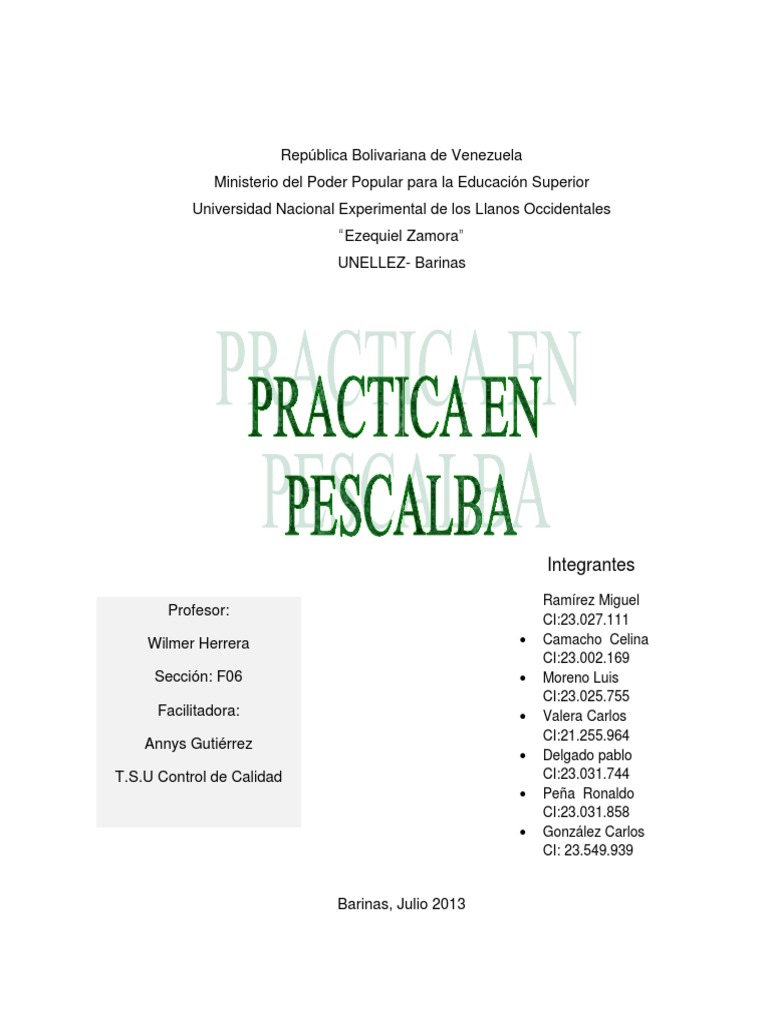 Producción y Distribución de Pescalba | PDF | Venezuela | Cuba