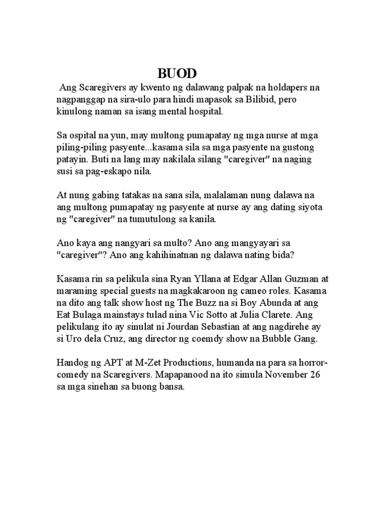 BUOD | PDF
