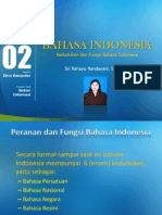 3 Kedudukan Dan Fungsi Bhs. Indonesia