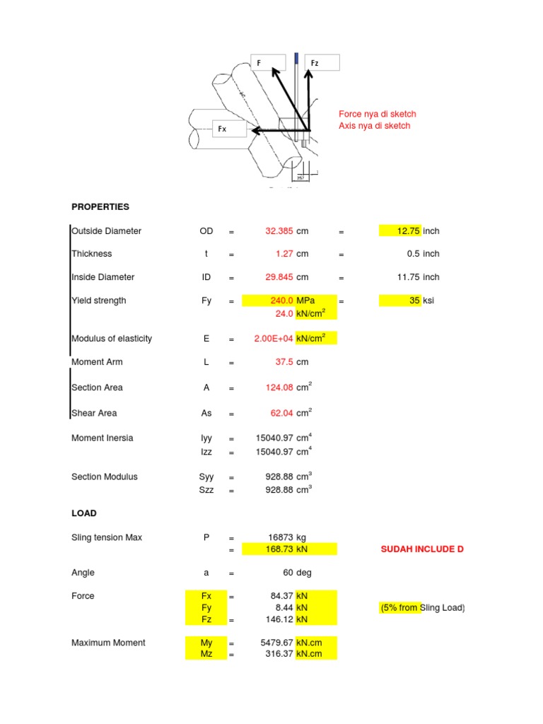 Calculation Trunion (By Maniacs) PDF