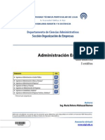 Administración Estratégica: Departamento de Ciencias Administrativas