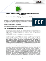 1 Er. Levant. Observ. Plan de Trabajo - Minicomplejo Deportivo Kukipata