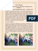 Informe Pedagogico Entre Pares 2