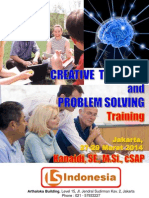 Kanaidi, SE., M.Si., cSAP (Pemateri) Bersama Peserta Pelatihan "CREATIVE THINKING & PROBLEM SOLVING" Di Arthaloka Building Jakarta, 27-28 Maret 2014