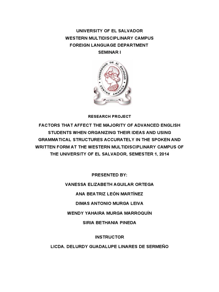 Factors Affecting Advanced English Skills | PDF | Vocabulary | English ...