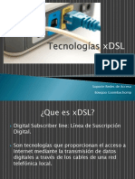Tecnologías XDSL PDF