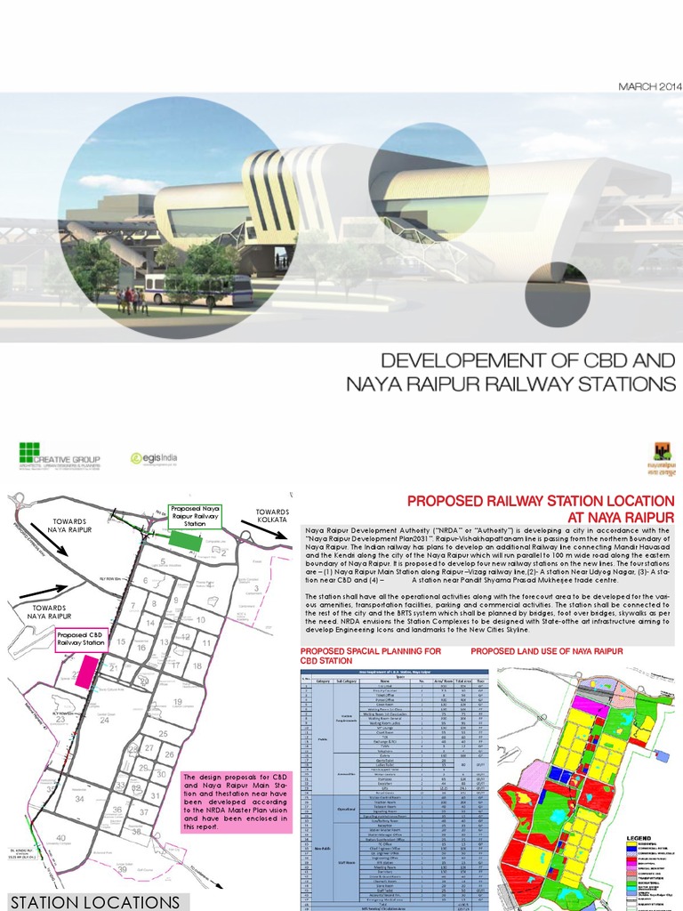 New Raipur Development Association | PDF | Train Station | Traffic