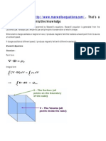 Maxwell Equation Notes