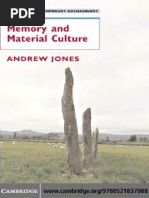 Andrew Jones Memory and Material Culture 2007