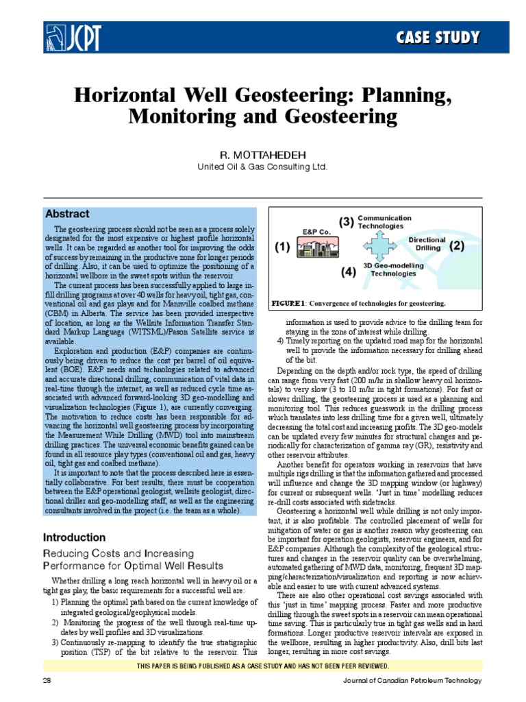 Horizontal Well Geosteering Insights | PDF | Oil Well | Petroleum Reservoir