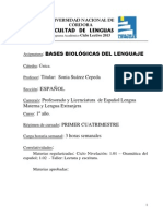 Bases Biologicas Del Lenguaje