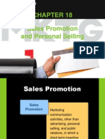 Sales Promotion and Personal Selling