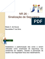 Apresentação NR 26 - Sinalização de Segurança