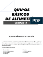 Cap. Ii Equipos Basicos de Altimetría Ing. NHG
