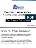 Part G Water Calculations