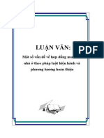 Một số vấn đề về hợp đồng mua bán nhà ở theo pháp luật hiện hành và phương hướng hoàn thiện2