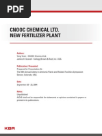 CNOOC Chemical LTD New Fertilizer Plant